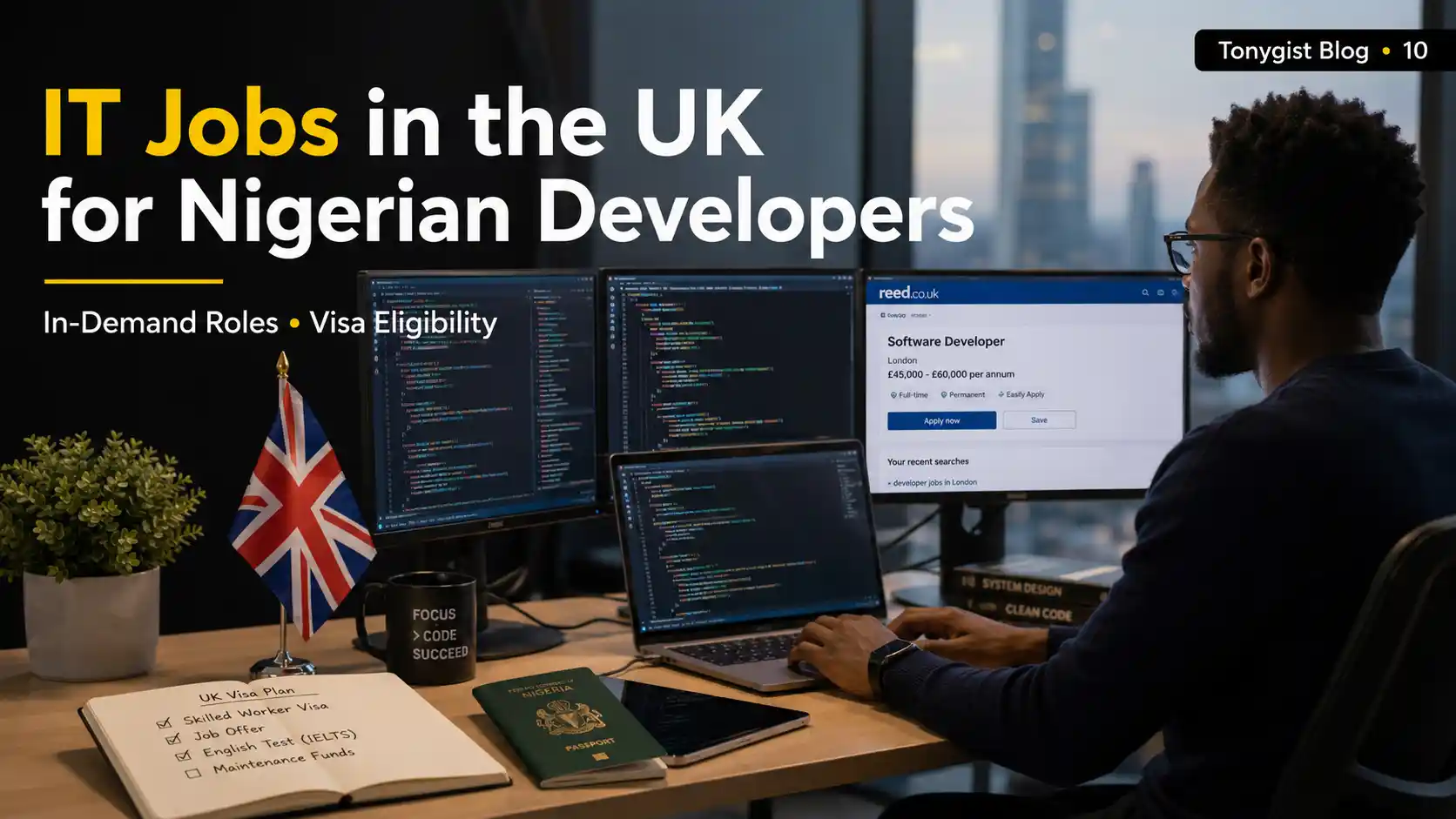 IT Jobs in the UK for Nigerian Developers: Which Roles Are In Demand and Visa Eligibility it jobs